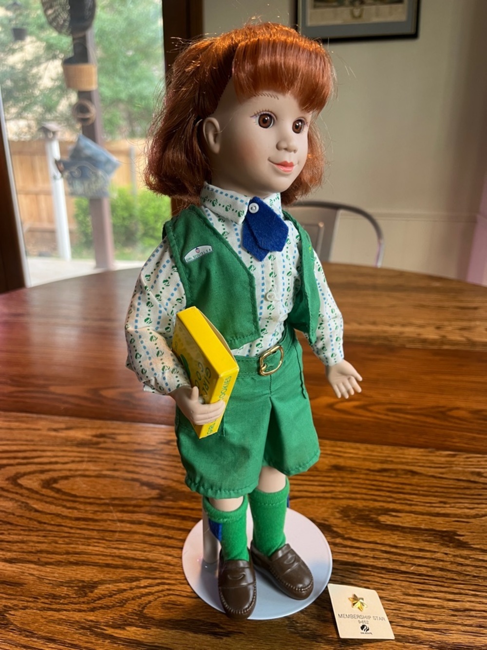 Vintage Girl Scout Doll with Membership Star ⭐️ - Picture 4 of 16